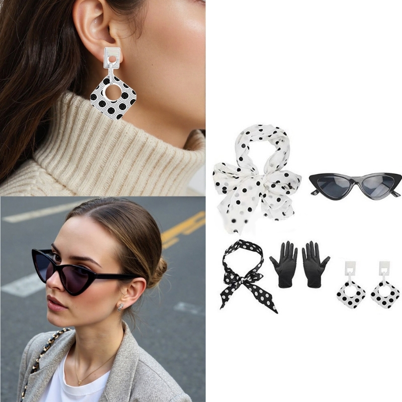 Women'S Accessories In The 1950S - 5-częściowy zestaw kostiumów damskich z lat