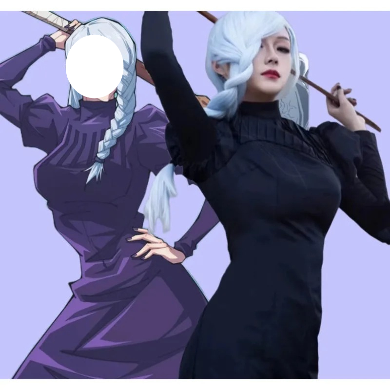 Women'S Accessories Clothing - Anime Meimei Jujutsu przebranie na karnawał