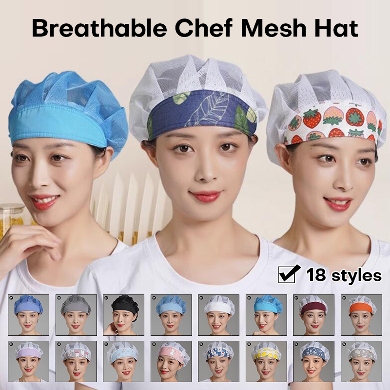 Women Kitchen Accessories - Mężczyźni Kobiety Kapelusz szefa kuchni Pyłoszczelna