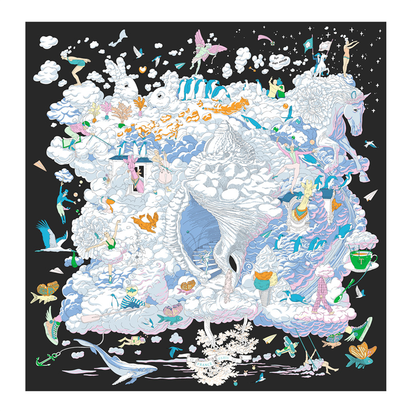 POBING Twill jedwabny szal kob – Silk Scarf Square recenzja i cena