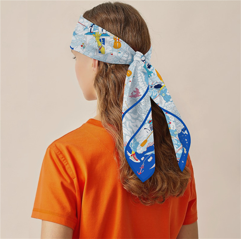 POBING Twill jedwabny szal kob – Silk Scarf Square recenzja i cena