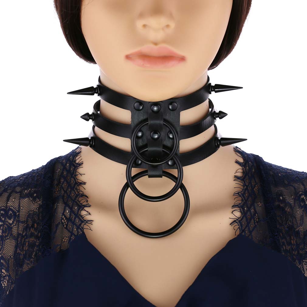 Modny naszyjnik choker ze skór – Women'S Emo Accessories recenzja i cena
