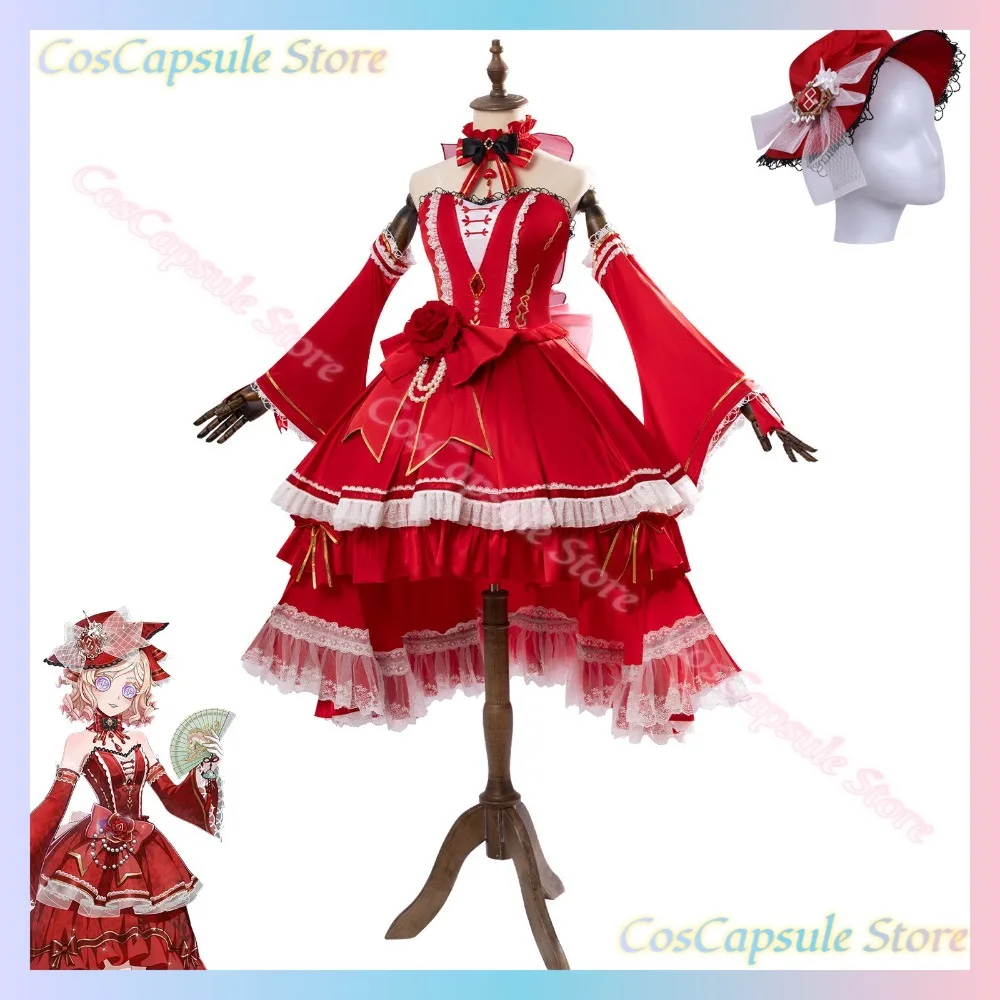 Kostium do cosplayu z gry Iden – Women'S Red Accessories recenzja i cena