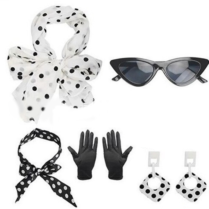 5-częściowy zestaw kostiumów d – Women'S Accessories In The 1950S recenzja i cena