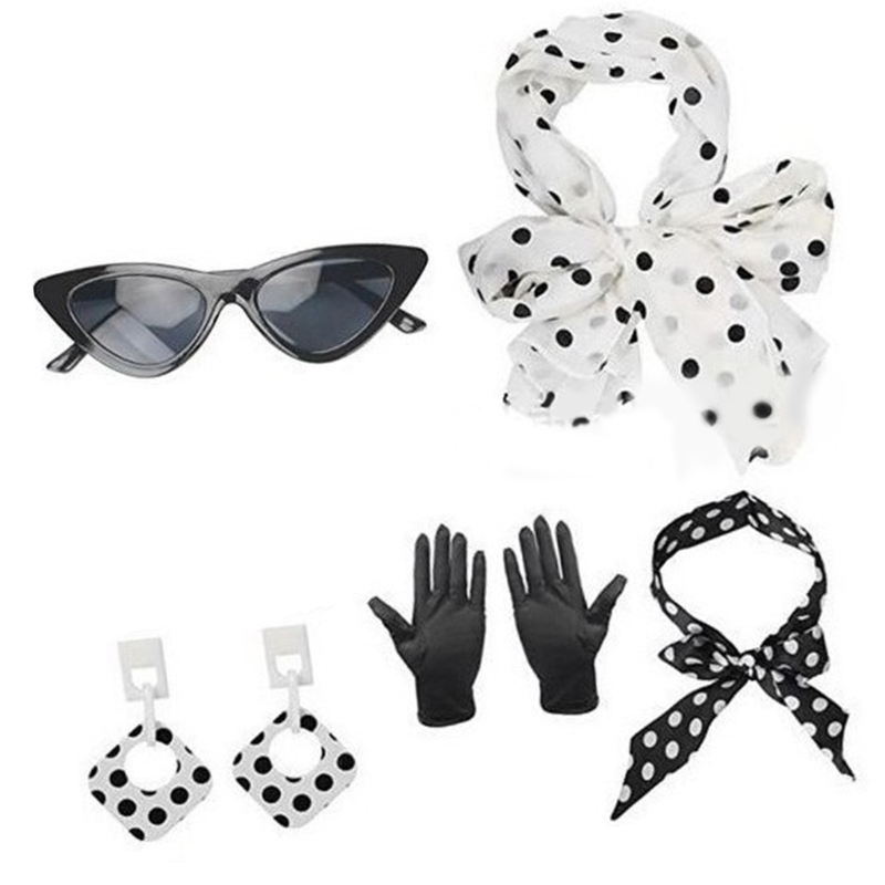 5-częściowy zestaw kostiumów d – Women'S Accessories In The 1950S recenzja i cena