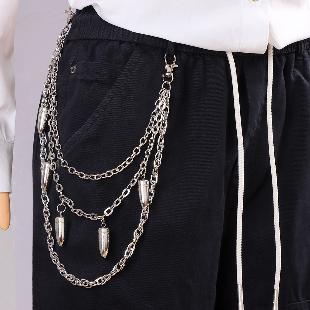 Warstwowe łańcuchy w stylu pun – Women'S Emo Accessories recenzja i cena