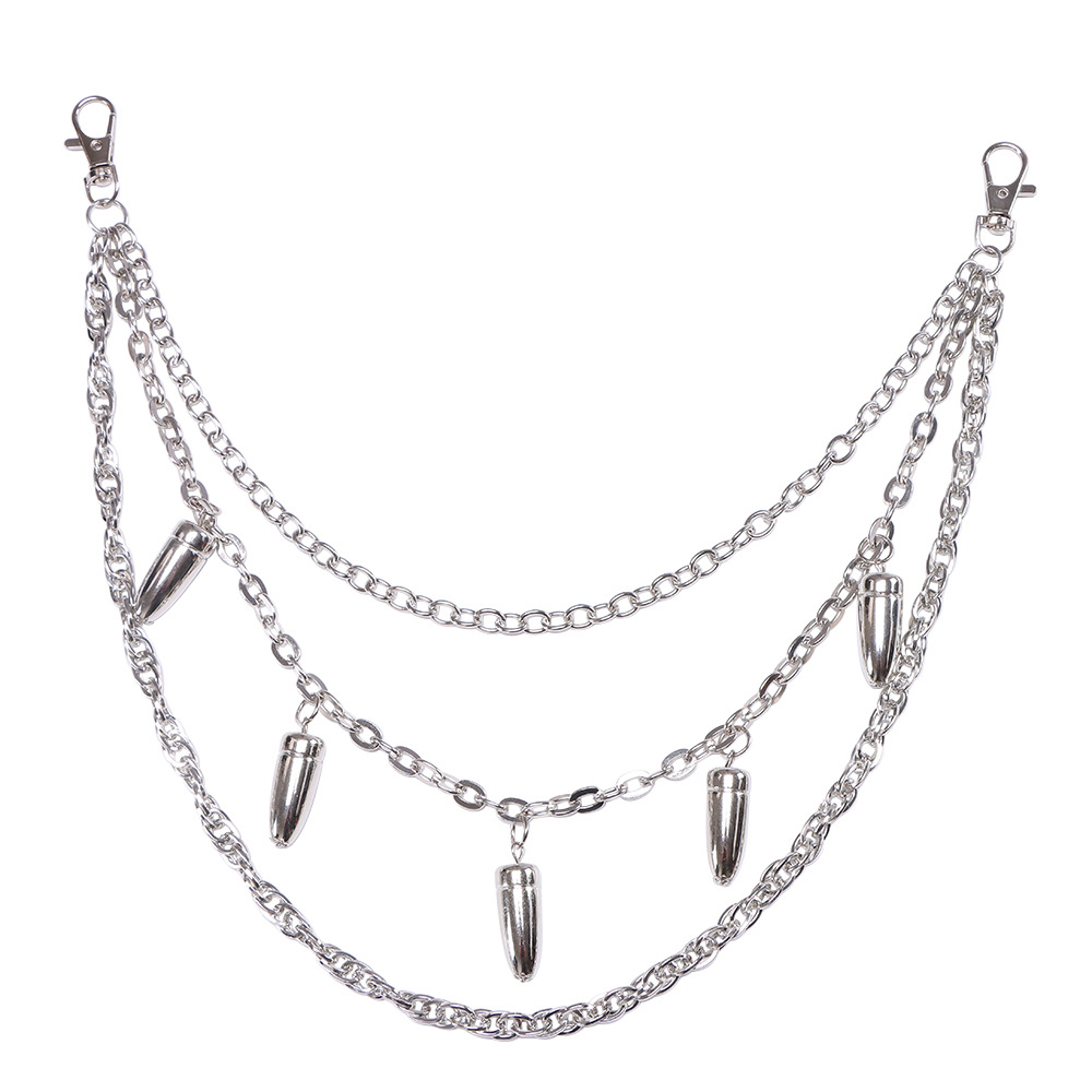 Warstwowe łańcuchy w stylu pun – Women'S Emo Accessories recenzja i cena