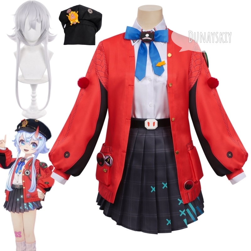 Kostium Cosplay Neverness To E – Women'S Red Accessories recenzja i cena