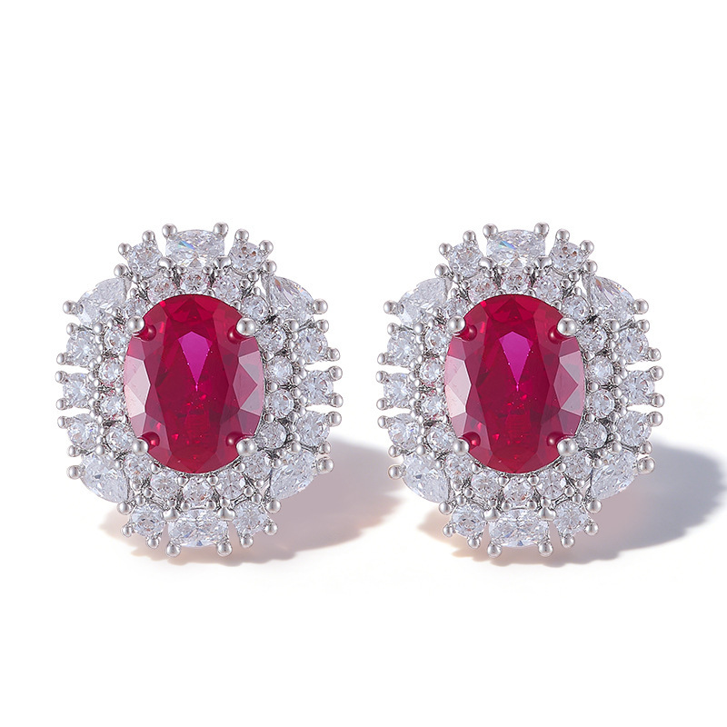 Kolczyki w stylu francuskim, d – Women'S Red Accessories recenzja i cena