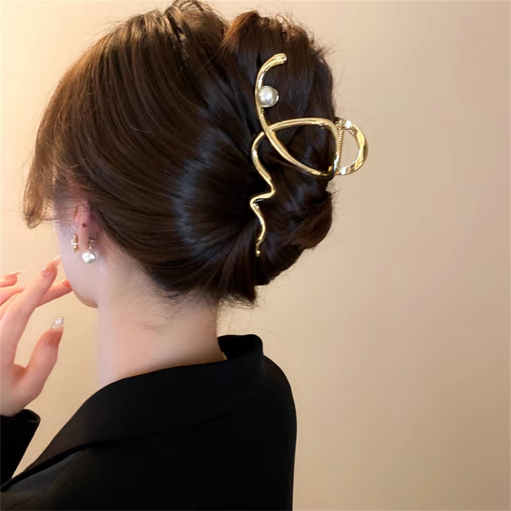 Duża spinka do włosów z perełk – Women Accessories Sale recenzja i cena