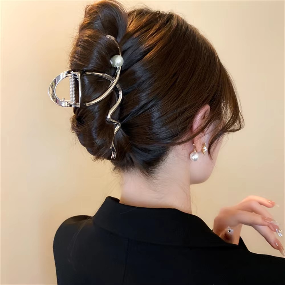 Duża spinka do włosów z perełk – Women Accessories Sale recenzja i cena