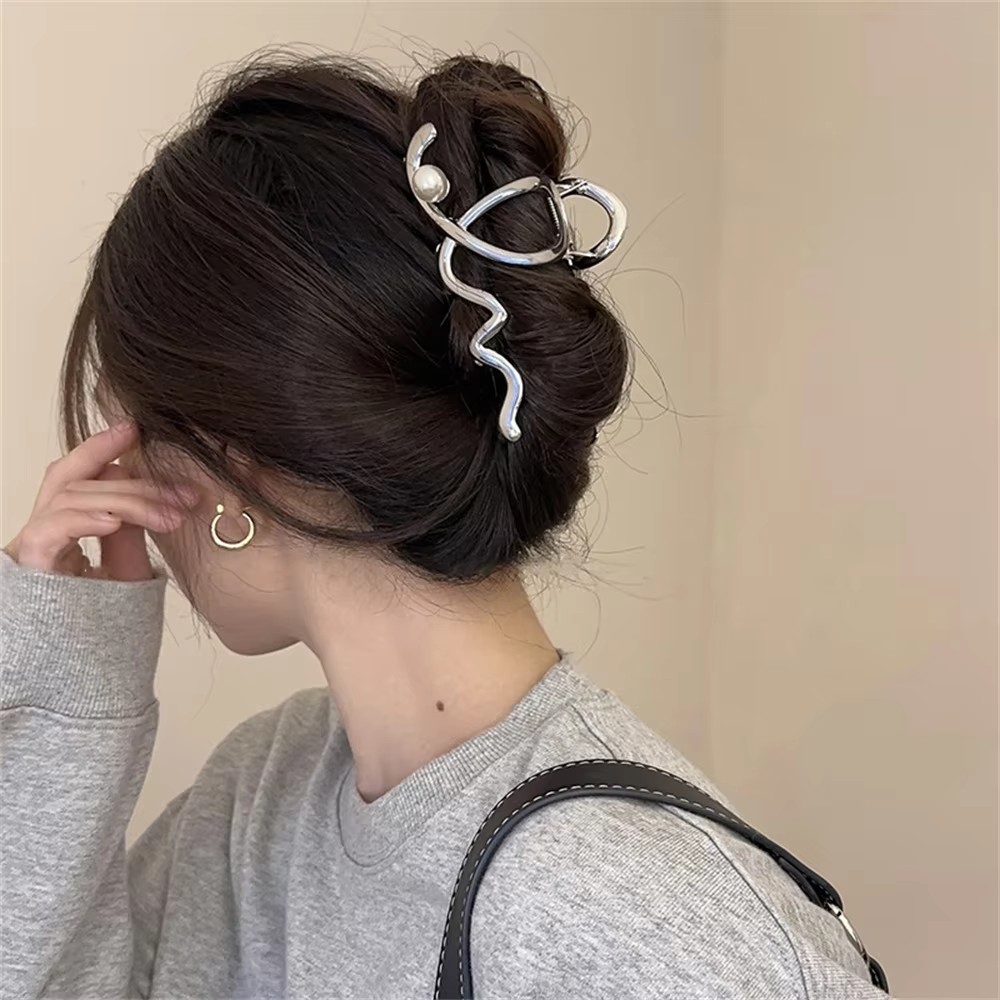 Duża spinka do włosów z perełk – Women Accessories Sale recenzja i cena