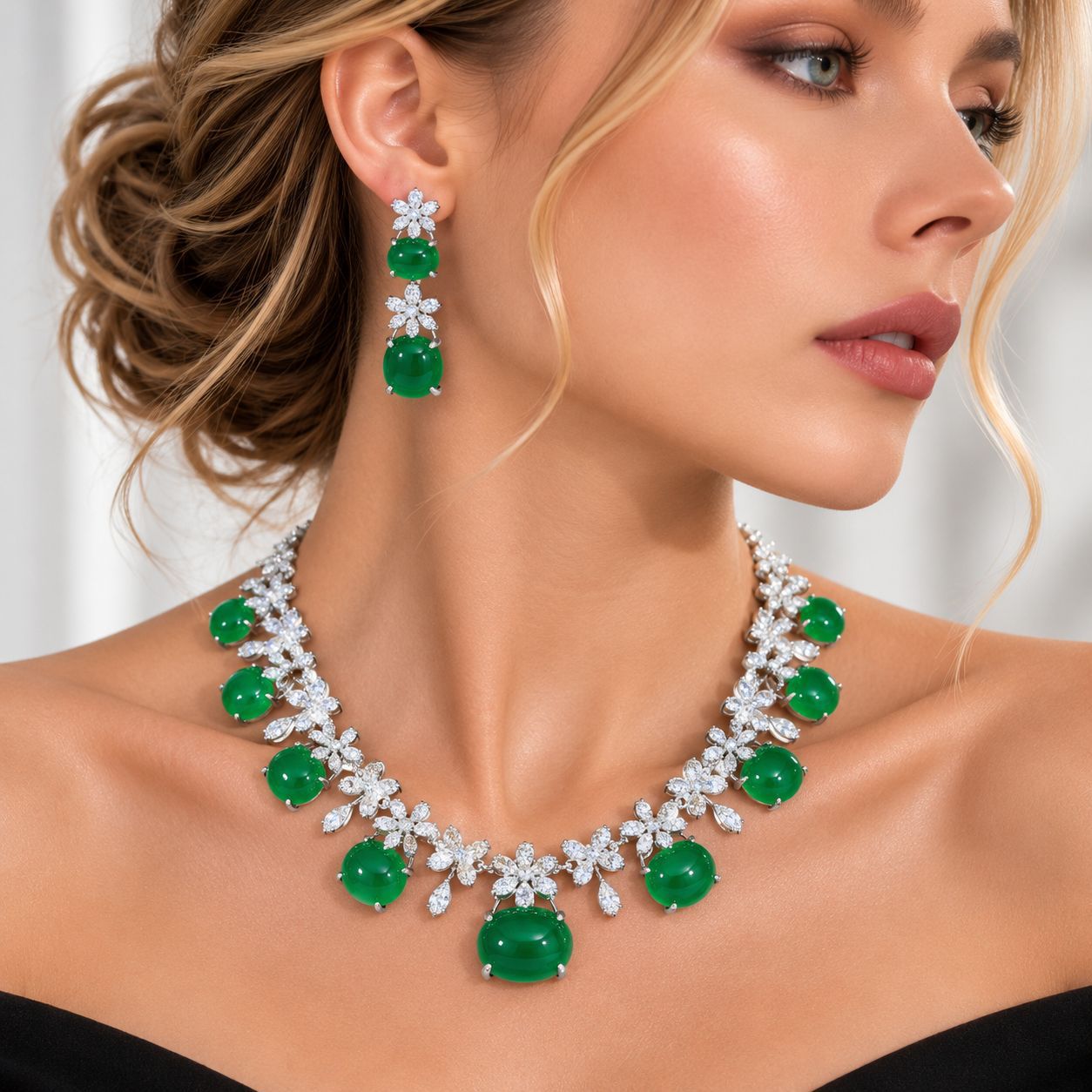 Damski zestaw biżuterii na wie – Women Accessories Dubai recenzja i cena