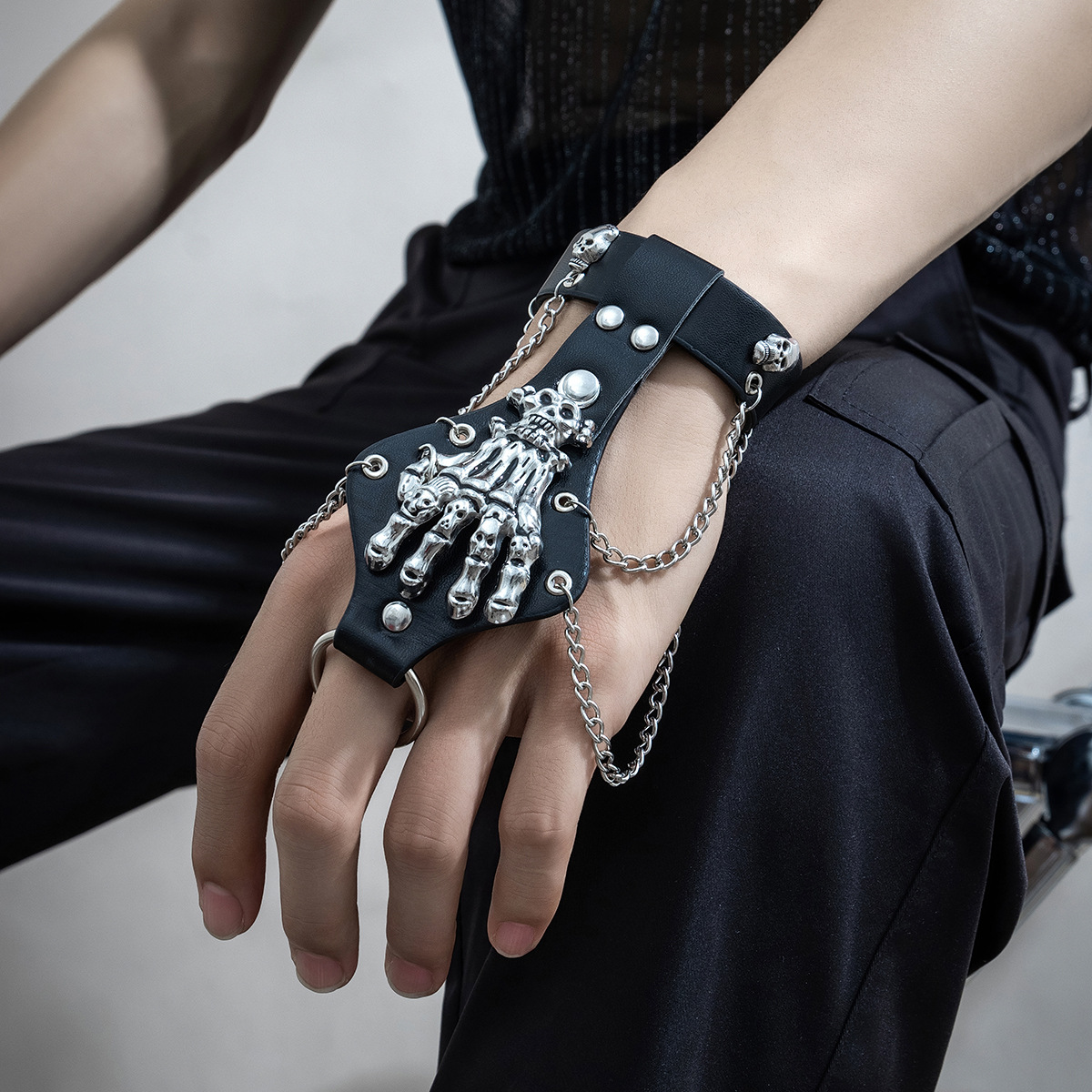 2024 New Emo Punk Gothic Skull – Women'S Emo Accessories recenzja i cena
