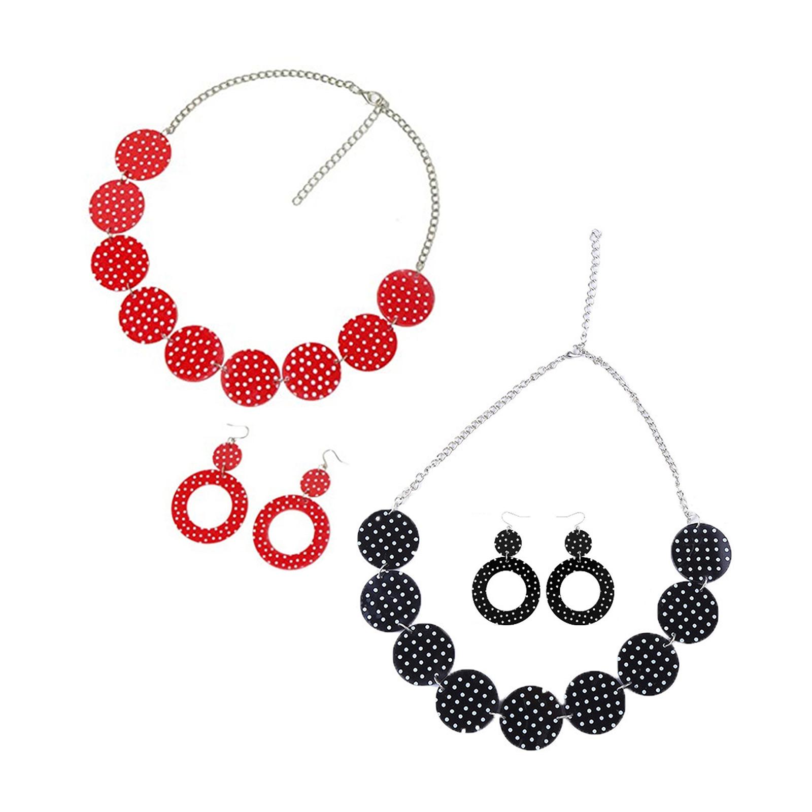 Zestaw kolczyków i naszyjnika  – Women'S Accessories In The 1950S recenzja i cena